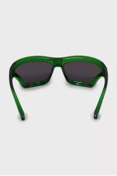 Green oval sunglasses