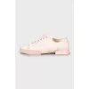 Low-heel textile sneakers