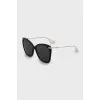 Sunglasses with gold temples
