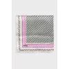 Silk scarf with floral print
