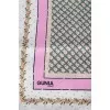 Silk scarf with floral print