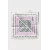 Silk scarf with floral print