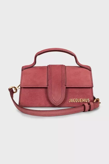 Le Bambino mini suede bag