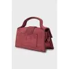 Le Bambino mini suede bag