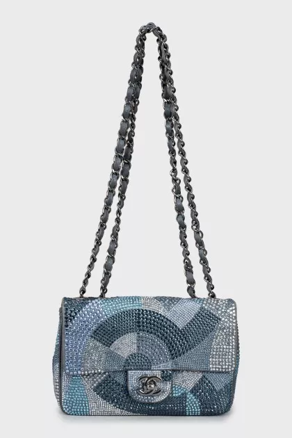 Flap Bag of Swarovski Crystals