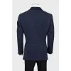 Men's jacket with sash and bow tie