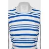 Slim fit striped dress