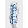 Slim fit striped dress