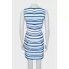 Slim fit striped dress