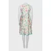 Floral dress with bow