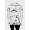 Straight fit T-shirt with tag