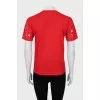 Red mesh T-shirt
