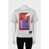Oversized printed T-shirt