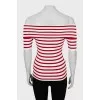 Off Shoulder T-Shirt with Tag