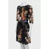 Printed silk dress