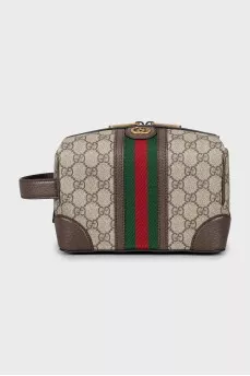 Travel bag in a signature print