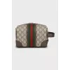 Travel bag in a signature print