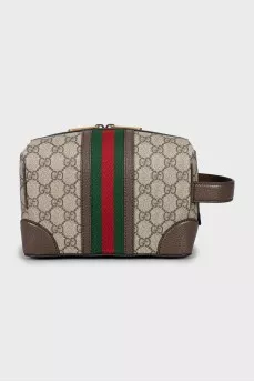 Travel bag in a signature print