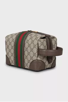 Travel bag in a signature print
