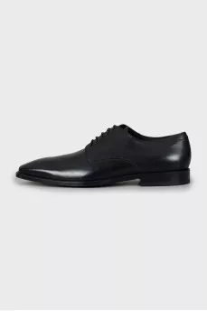 Men's leather square toe shoes