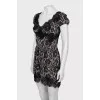 Short sleeve dress with lace