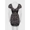 Short sleeve dress with lace