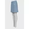 A-line skirt with patch pockets