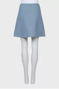 A-line skirt with patch pockets