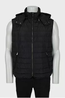 Men's printed quilted vest