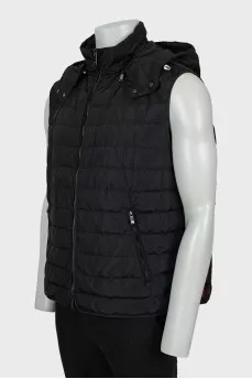 Men's printed quilted vest