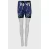 Straight zip shorts