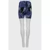 Straight zip shorts