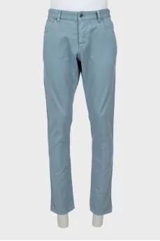 Men's blue skinny jeans