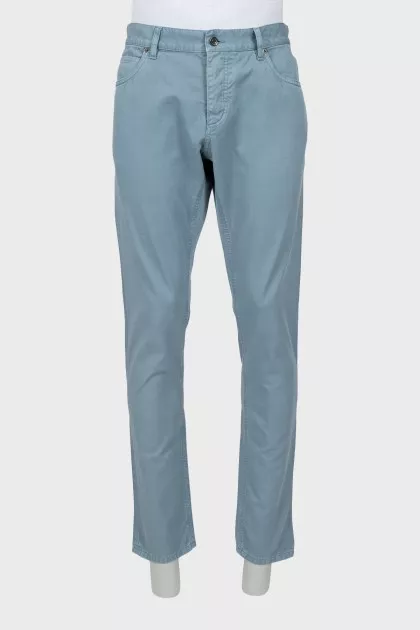 Men's blue skinny jeans