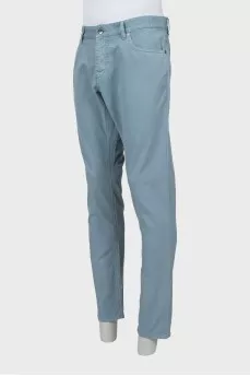 Men's blue skinny jeans