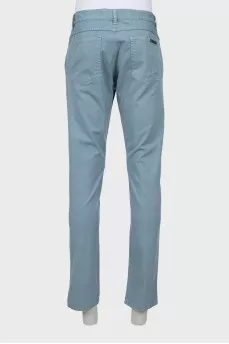 Men's blue skinny jeans