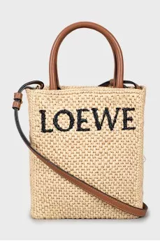 Woven bag with logo