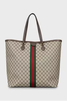 The Hacker Project Graffiti Tote by Balenciaga x Gucci