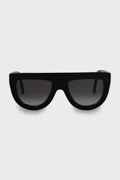 Black browline sunglasses