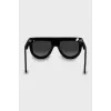 Black browline sunglasses