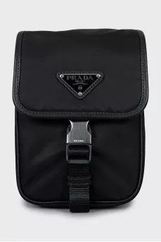 Re-Nylon bag with tag