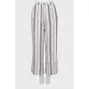 Striped palazzo pants