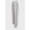 Striped palazzo pants