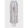 Striped palazzo pants