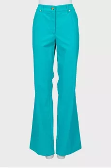 Джинсы со стрелками wide leg fit