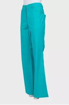 Джинсы со стрелками wide leg fit