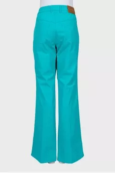 Джинсы со стрелками wide leg fit