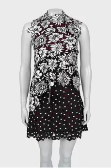 Sleeveless A-line dress