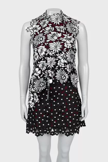 Sleeveless A-line dress