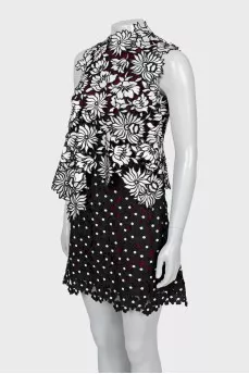 Sleeveless A-line dress